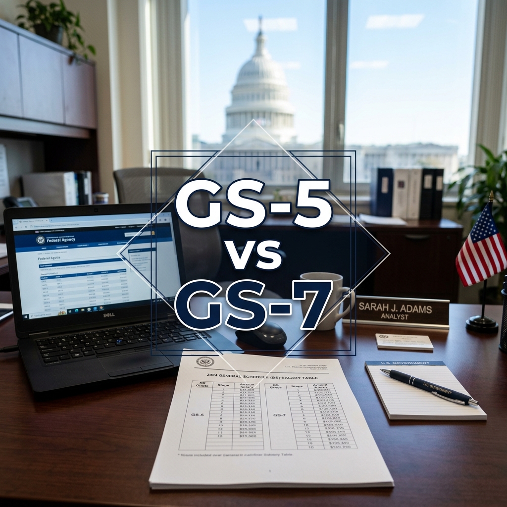 GS-5 vs GS-7 Federal Pay Scale & Qualification Comparison Guide